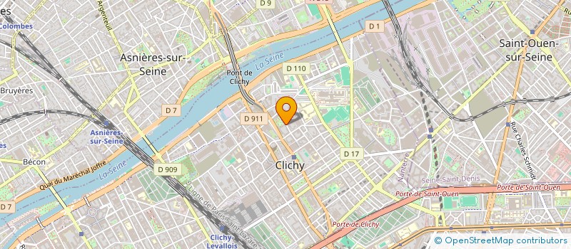 localisation de l'entreprise MONSIEUR BRAHIM TOUIHRI à CLICHY