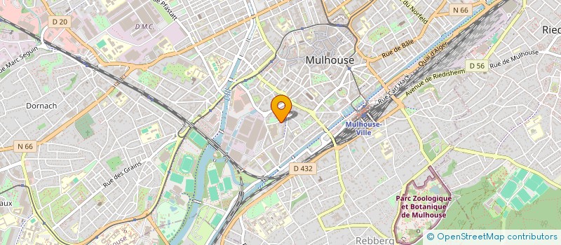 localisation de l'entreprise MONSIEUR BRAHIM ZARDOUA  MULHOUSE