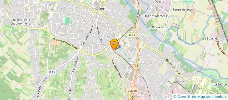 localisation de l'entreprise MONSIEUR BRAHIM ZEAMARI  OLIVET