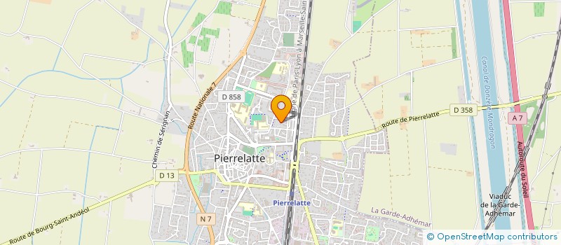 localisation de l'entreprise MONSIEUR BRAHIM ZIDEN à PIERRELATTE
