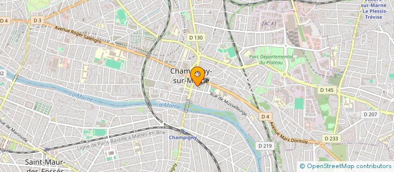 localisation de l'entreprise MONSIEUR BRAHIM ZITOUNI à CHAMPIGNY-SUR-MARNE