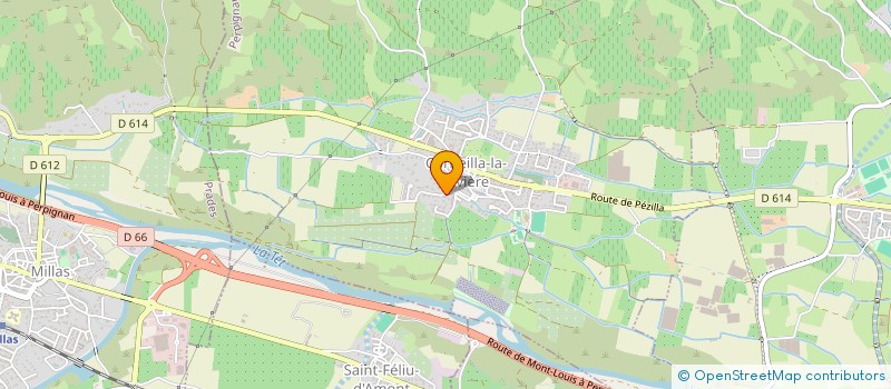 localisation de l'entreprise MONSIEUR BRAHIM ZITOUNI  CORNEILLA-LA-RIVIERE