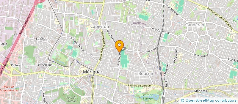 localisation de l'entreprise MONSIEUR BRAHIMA BALDE  MERIGNAC