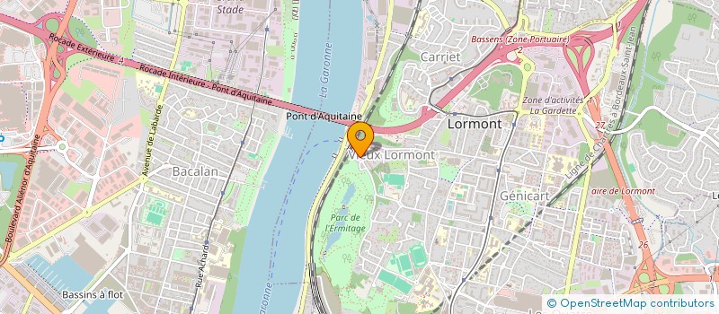 localisation de l'entreprise MONSIEUR BRAHIMA BARADJI  LORMONT