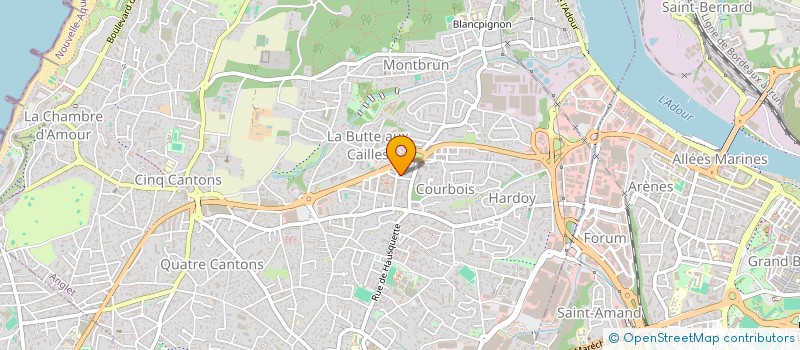 localisation de l'entreprise MONSIEUR BRAHIMA CAMARA  ANGLET