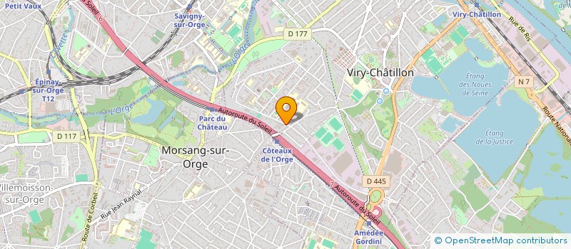 localisation de l'entreprise MONSIEUR BRAHIMA CAMARA à VIRY-CHATILLON