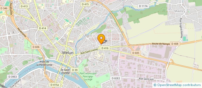 localisation de l'entreprise MONSIEUR BRAHIMA DIOUMASSI  MELUN