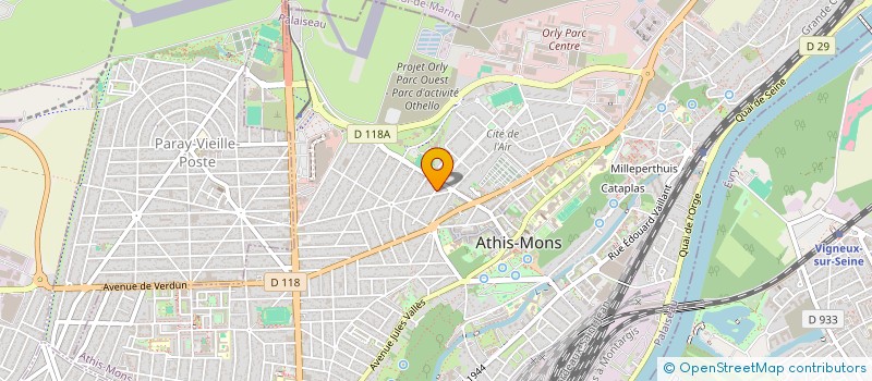 localisation de l'entreprise MONSIEUR BRAHIMA DOSSO à ATHIS-MONS