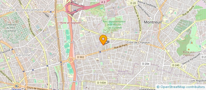 localisation de l'entreprise MONSIEUR BRAHIMA KEBE à MONTREUIL
