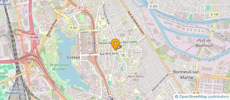 localisation de l'entreprise MONSIEUR BRAHIMA SAMBAKE  CRETEIL