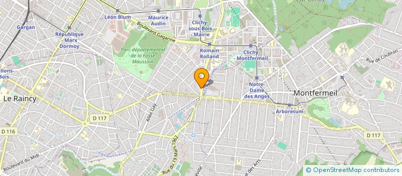 localisation de l'entreprise MONSIEUR BRAHIMA SYLLA à CLICHY-SOUS-BOIS