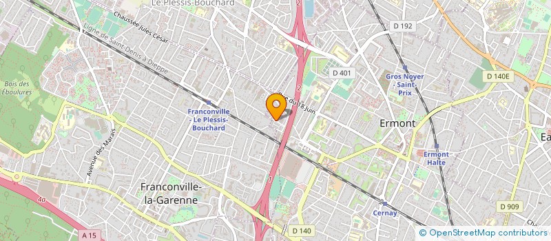 localisation de l'entreprise MONSIEUR BRAHIME JEBBOURI  ERMONT