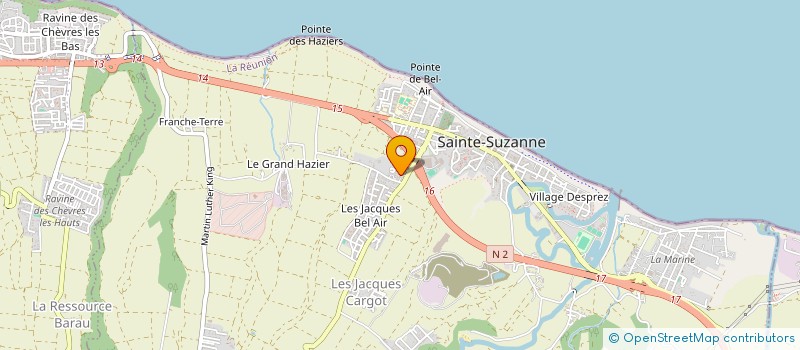 localisation de l'entreprise MONSIEUR BRAHIMOU ALI MKOUNDZI  SAINTE-SUZANNE