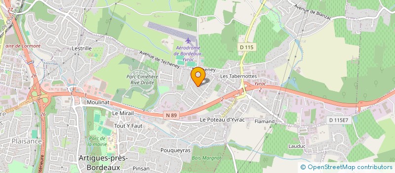 localisation de l'entreprise MONSIEUR BRAIAN BEZHANI  ARTIGUES-PRES-BORDEAUX