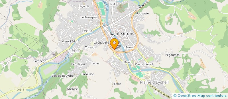 localisation de l'entreprise MONSIEUR BRAIS GARCIA DOCAMPO à SAINT-GIRONS