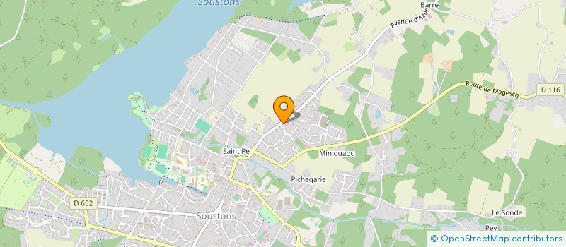 localisation de l'entreprise MONSIEUR BRAM KERKHOF à SOUSTONS