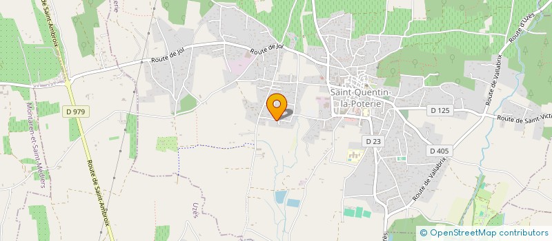 localisation de l'entreprise MONSIEUR BRAM MICHIELS  SAINT-QUENTIN-LA-POTERIE