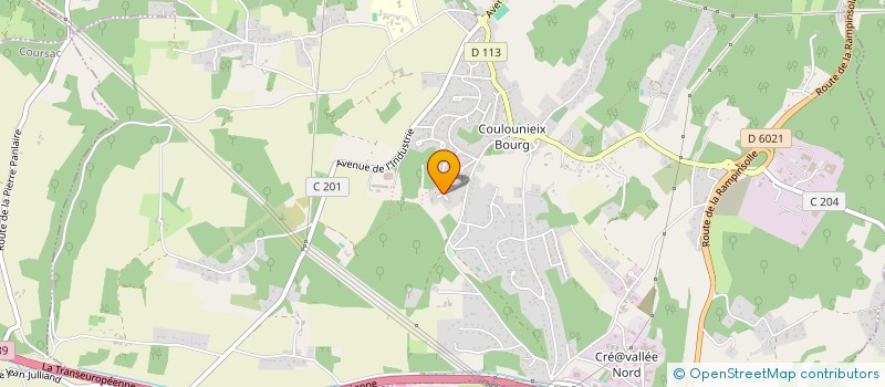 localisation de l'entreprise MONSIEUR BRANDON ABADIE  COULOUNIEIX-CHAMIERS