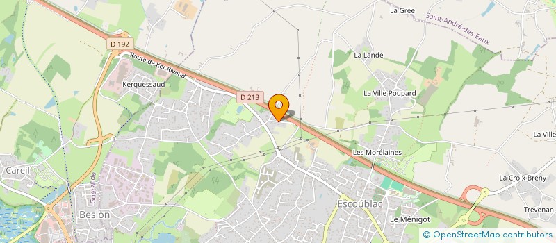 localisation de l'entreprise MONSIEUR BRANDON ADELLE à LA BAULE-ESCOUBLAC