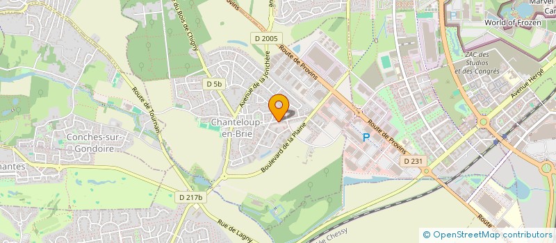 localisation de l'entreprise MONSIEUR BRANDON AMRAM  CHANTELOUP-EN-BRIE