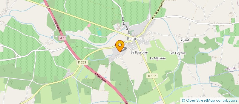 localisation de l'entreprise MONSIEUR BRANDON ARDOUIN à REIGNAC