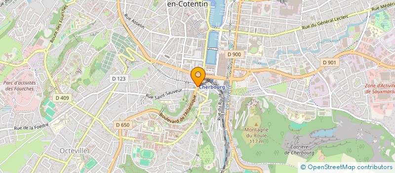 localisation de l'entreprise MONSIEUR BRANDON AUBIN  CHERBOURG-EN-COTENTIN