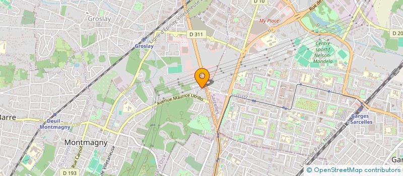 localisation de l'entreprise MONSIEUR BRANDON BENOIT  GROSLAY