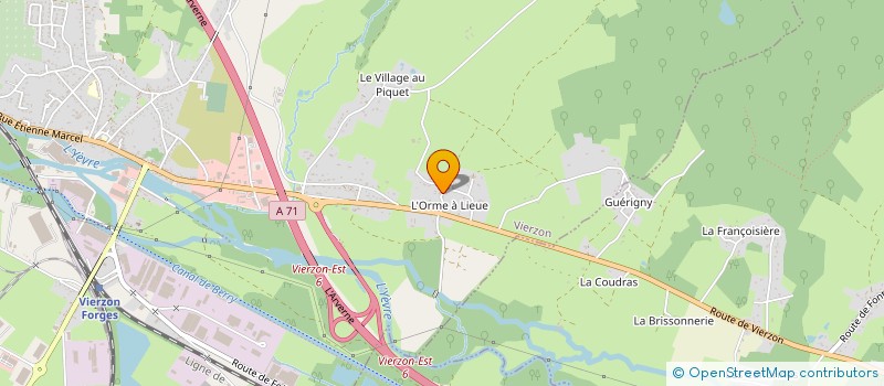 localisation de l'entreprise MONSIEUR BRANDON BOISSON  VIERZON