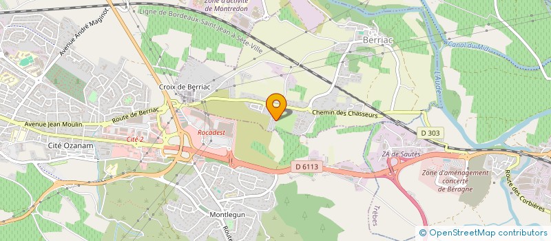 localisation de l'entreprise MONSIEUR BRANDON BORREL  BERRIAC