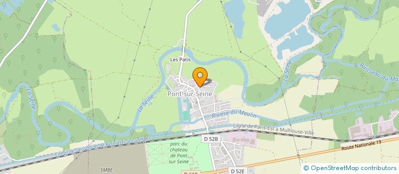 localisation de l'entreprise MONSIEUR BRANDON BOUCHART  PONT-SUR-SEINE