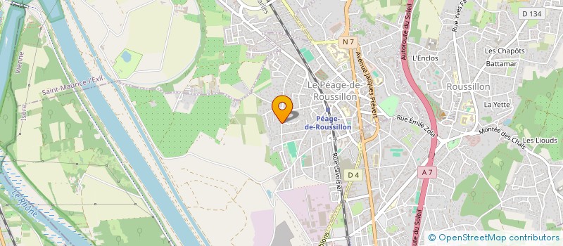 localisation de l'entreprise MONSIEUR BRANDON BOURGOGNE  LE PEAGE-DE-ROUSSILLON