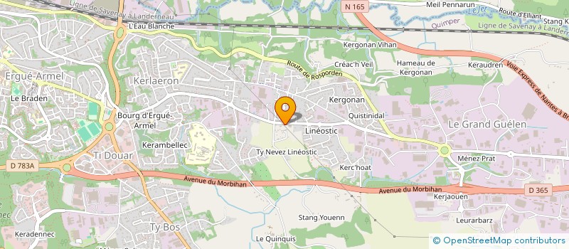 localisation de l'entreprise MONSIEUR BRANDON CANET à QUIMPER