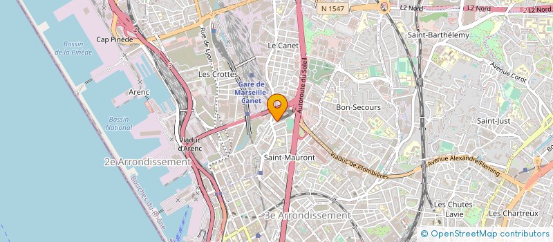 localisation de l'entreprise MONSIEUR BRANDON CIZMIC à MARSEILLE