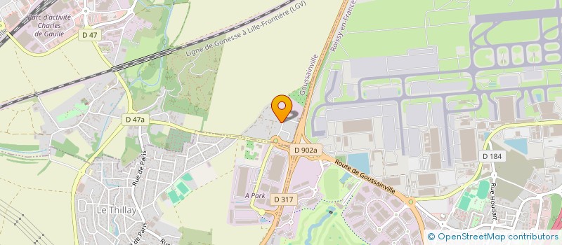 localisation de l'entreprise MONSIEUR BRANDON CORAND  GOUSSAINVILLE