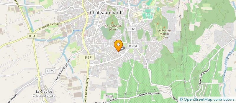 localisation de l'entreprise MONSIEUR BRANDON D'ANTONIO  CHATEAURENARD