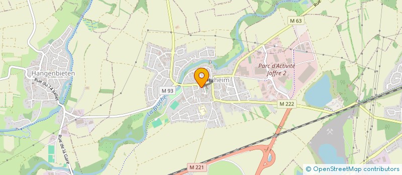 localisation de l'entreprise MONSIEUR BRANDON DA SILVA  HOLTZHEIM