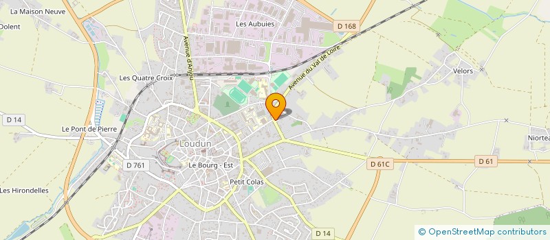 localisation de l'entreprise MONSIEUR BRANDON DE SAINT-FELIX  LOUDUN