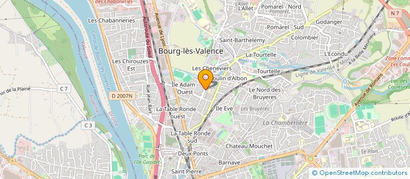 localisation de l'entreprise MONSIEUR BRANDON DEAMBROGIO  BOURG-LES-VALENCE