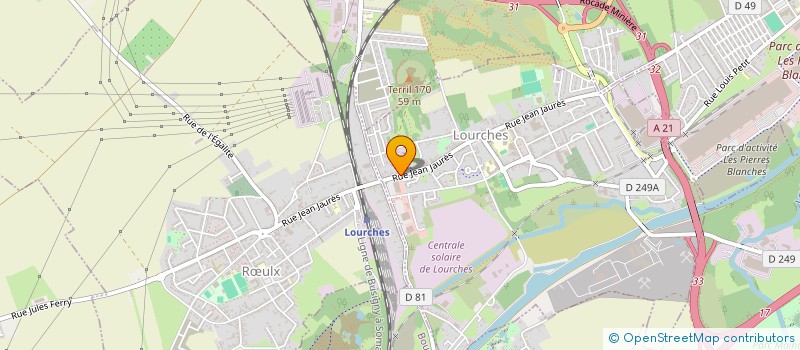 localisation de l'entreprise MONSIEUR BRANDON DUFETEL  LOURCHES