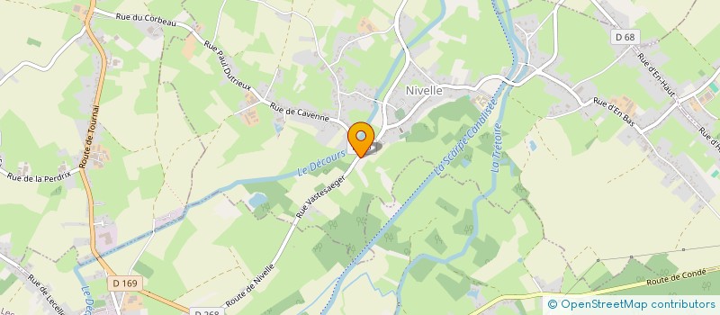 localisation de l'entreprise MONSIEUR BRANDON DUSART  NIVELLE