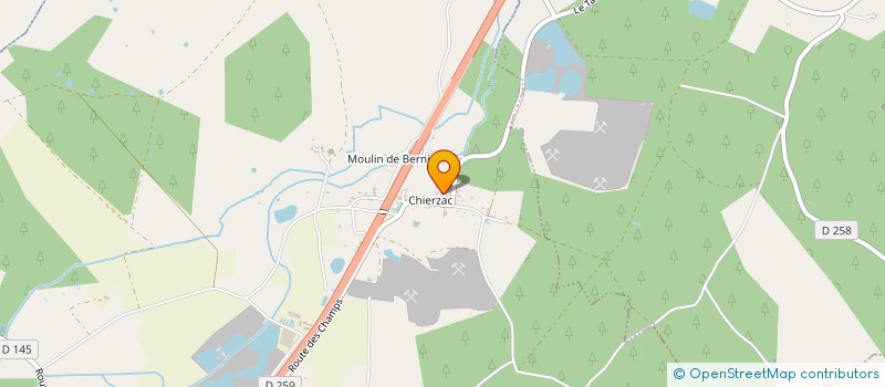 localisation de l'entreprise MONSIEUR BRANDON DUSSOM  BEDENAC