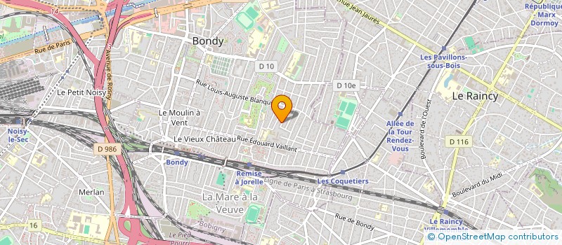 localisation de l'entreprise MONSIEUR BRANDON FIGUCIREDO  BONDY