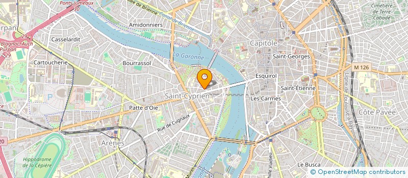 localisation de l'entreprise MONSIEUR BRANDON GAS à TOULOUSE
