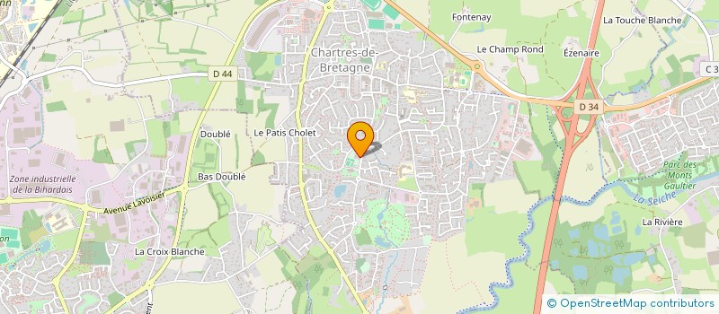 localisation de l'entreprise MONSIEUR BRANDON GAULTIER  CHARTRES-DE-BRETAGNE