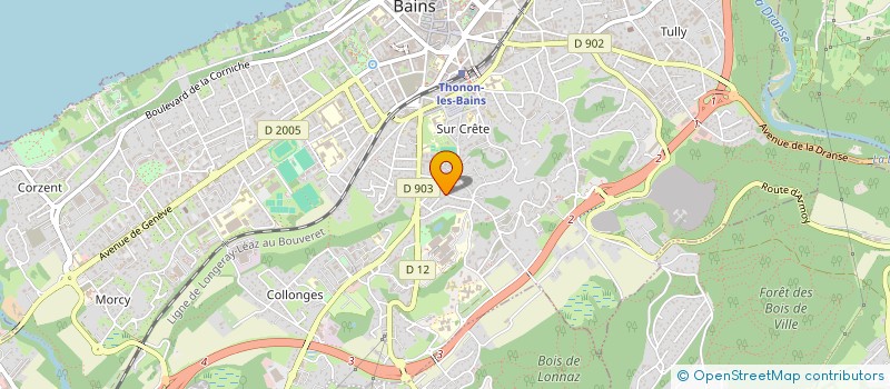 localisation de l'entreprise MONSIEUR BRANDON GAY à THONON-LES-BAINS
