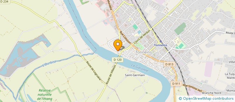 localisation de l'entreprise MONSIEUR BRANDON GEOFFROY  TONNEINS