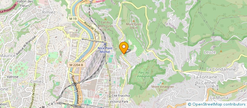 localisation de l'entreprise MONSIEUR BRANDON GREBOT-ALBERTIN  NICE