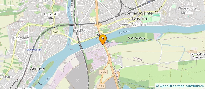 localisation de l'entreprise MONSIEUR BRANDON HAERTER  CONFLANS-SAINTE-HONORINE