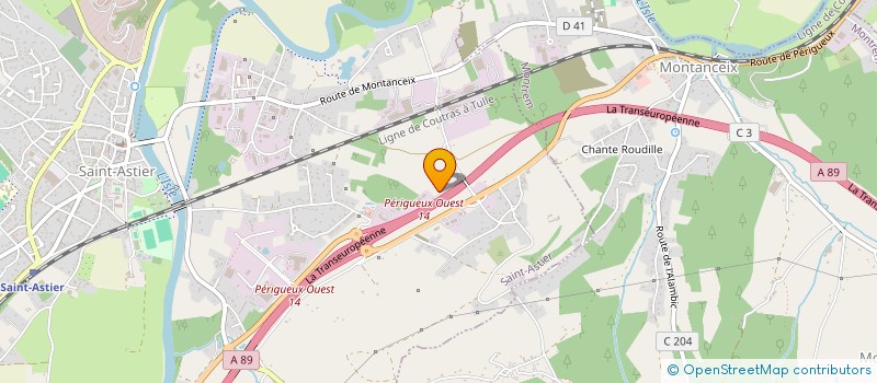 localisation de l'entreprise MONSIEUR BRANDON HELFRICK  SAINT-ASTIER