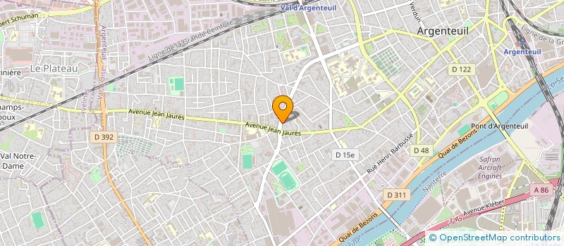 localisation de l'entreprise MONSIEUR BRANDON JULIO  ARGENTEUIL